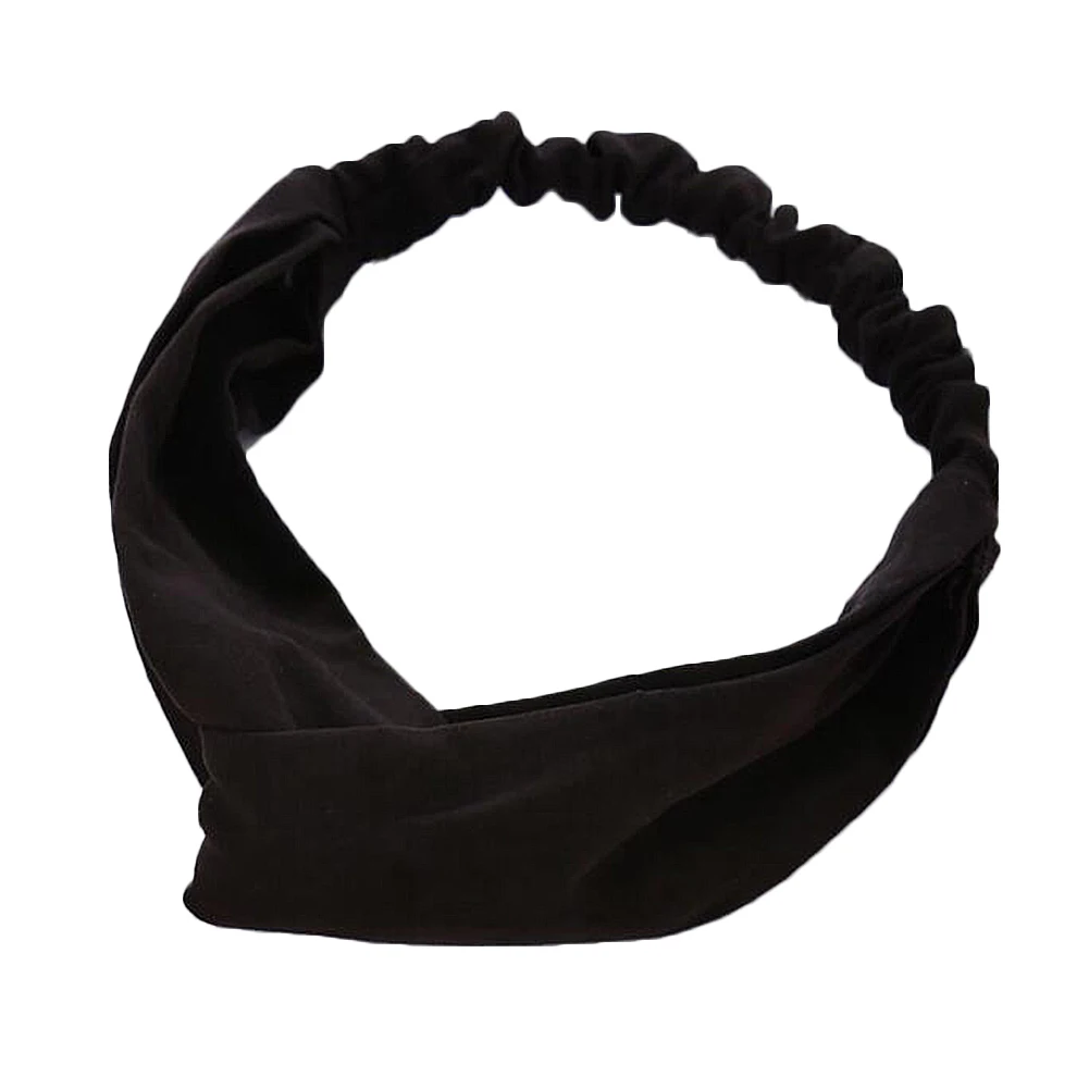 

2020 New Women Suede Headband Fashion Print Bohemian Wide Turban Twist Hairband Girls Makeup Elastic Hair Bands Accessories