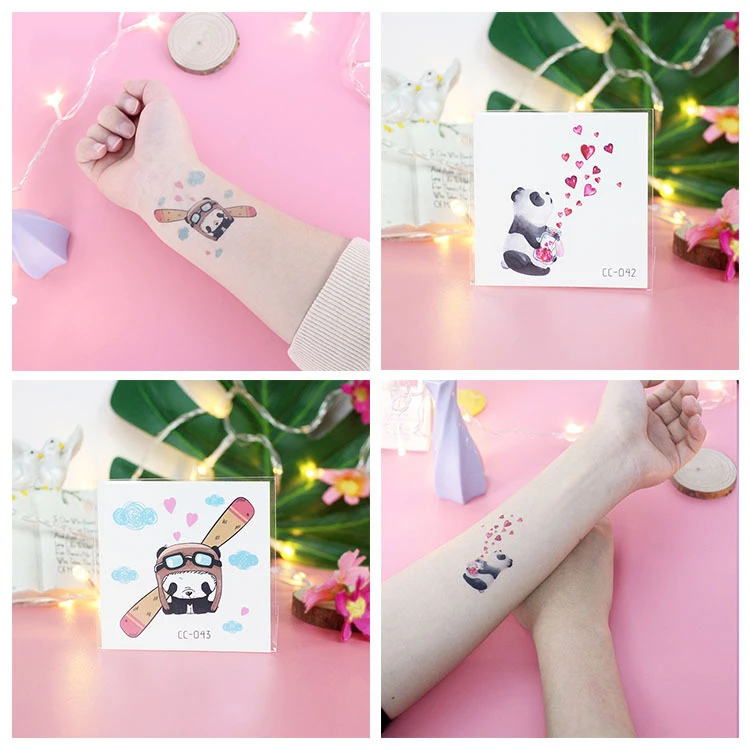 Водостойкие Временные татуировки для девочек мальчиков на руку лодыжку сделай