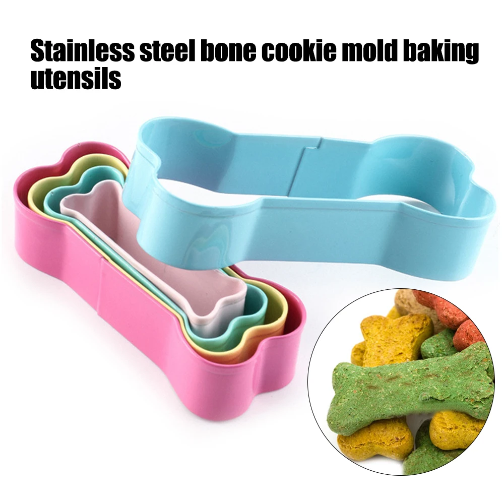 5 шт./компл. формы для печенья резак 3D в виде костей собаки инструменты украшения