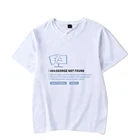 Женская Повседневная футболка с принтом, свободная футболка с коротким рукавом в стиле Харадзюку, лето 404