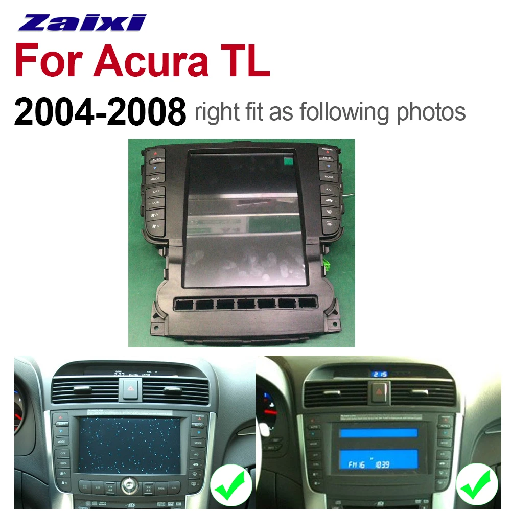 Автомагнитола 2 Din на Android для Acura TL 2004 2005 2006 2007 2008 GPS навигация BT Wi Fi мультимедийная