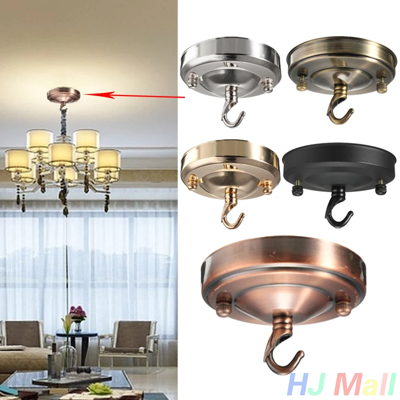 1 шт. ретро потолочный крючок круглая пластина люстра кулон для дома светильник