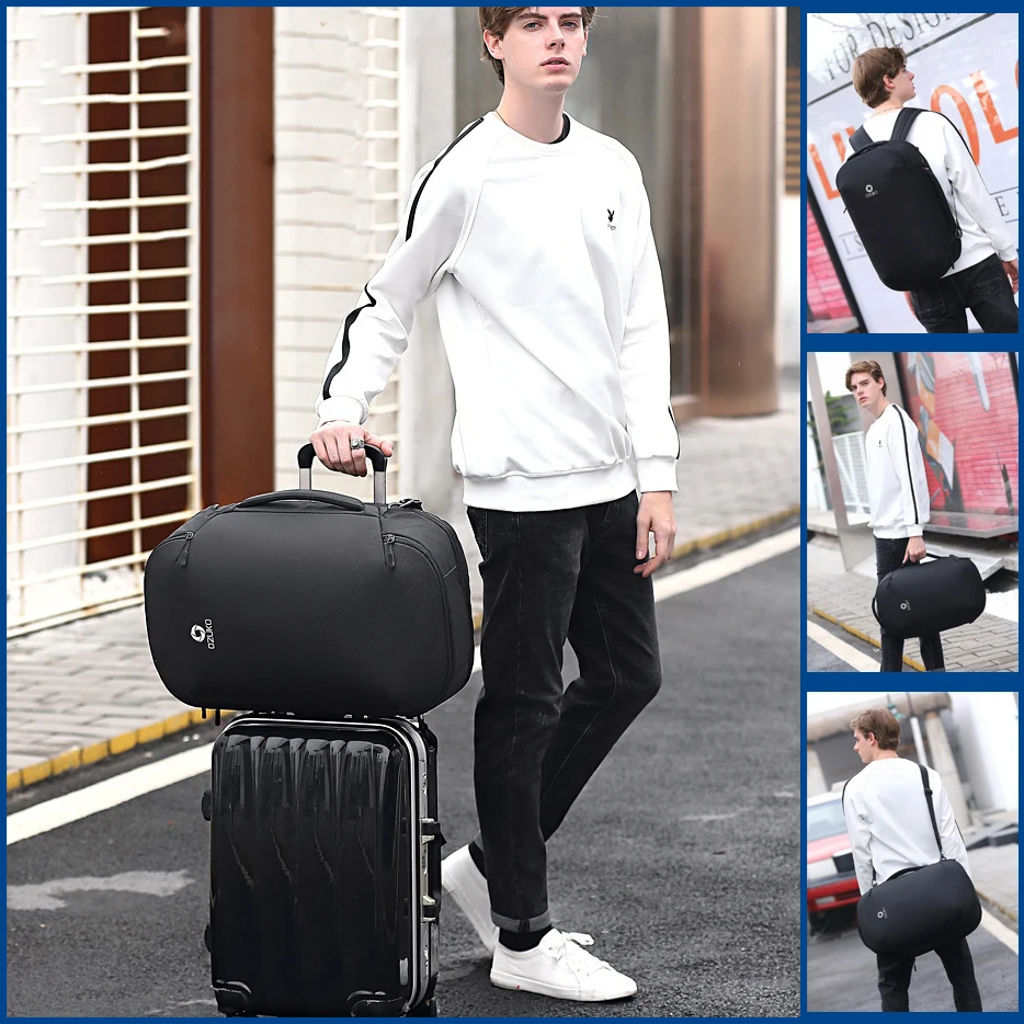

OZUKO Backpack For Men Laptop 15.6 inch 2019 New Fashion Schoolbag Large Capacity Luggage Bags Casual Backpack Travel pack Urban