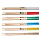 1 пара, деревянные Нескользящие барабанные палочки из клена 5A 7A