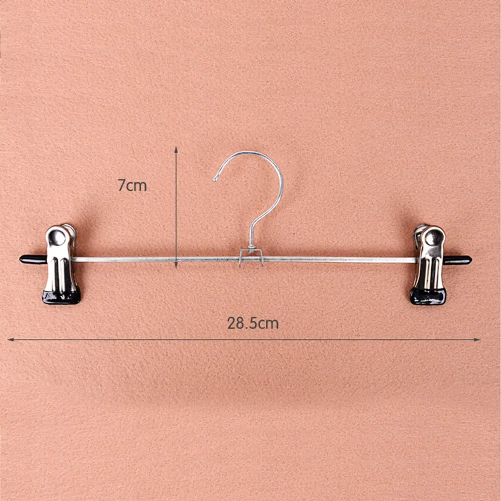 Брюки юбка вешалки Высокое качество нержавеющая сталь подставка держатель с 2