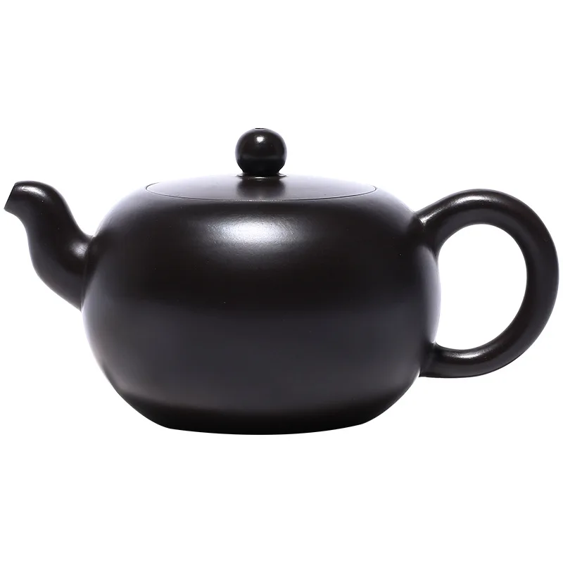 

Yixing Zisha teapot raw ore black mud bead