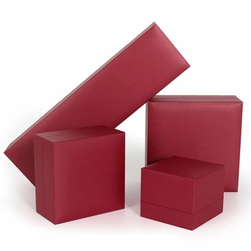 Красная шкатулка для украшений на свадьбу помолвку день рождения юбилей браслет