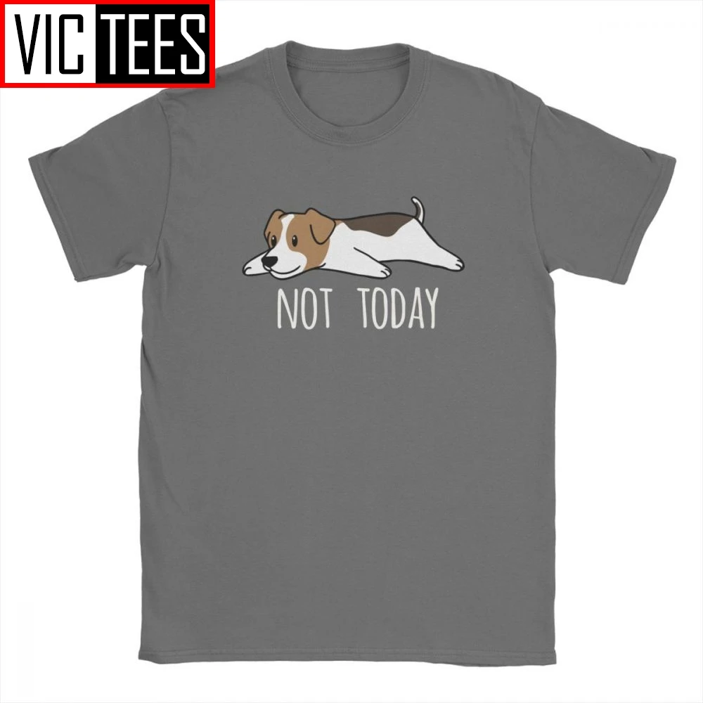 Футболка мужская с забавными надписями Not Today Jack Рассел Terrier хлопковая