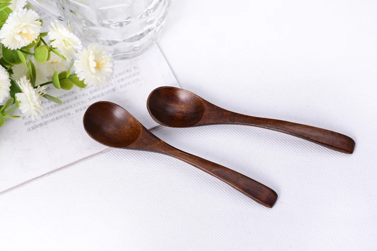 5 шт. деревянная ложка для специй десерт йогурт торт|Ложки| |