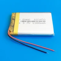 model 603450 3 7v 1200mah lipo polymer lithium rechargeable battery for mp3 gps pda dvd bluetooth recorder e book camera