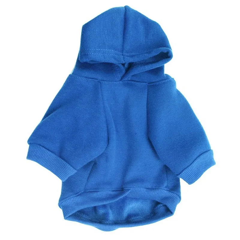 Товары для домашних животных флисовый костюм собаки теплый свитер с капюшоном