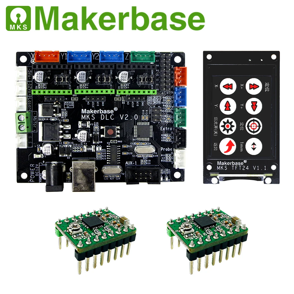 Makerbase MKS DLC GRBL автономный лазер CNC плата управления TFT35 TFT24 сенсорный экран Замена