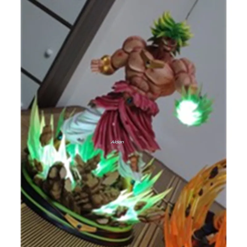 1" Dragon Ball Z статуя Супер Saiyan бюст Broli 1/6 полноразмерный Портрет с светодиодный свет GK экшн-модель игрушечная коробка 38 см Z2789