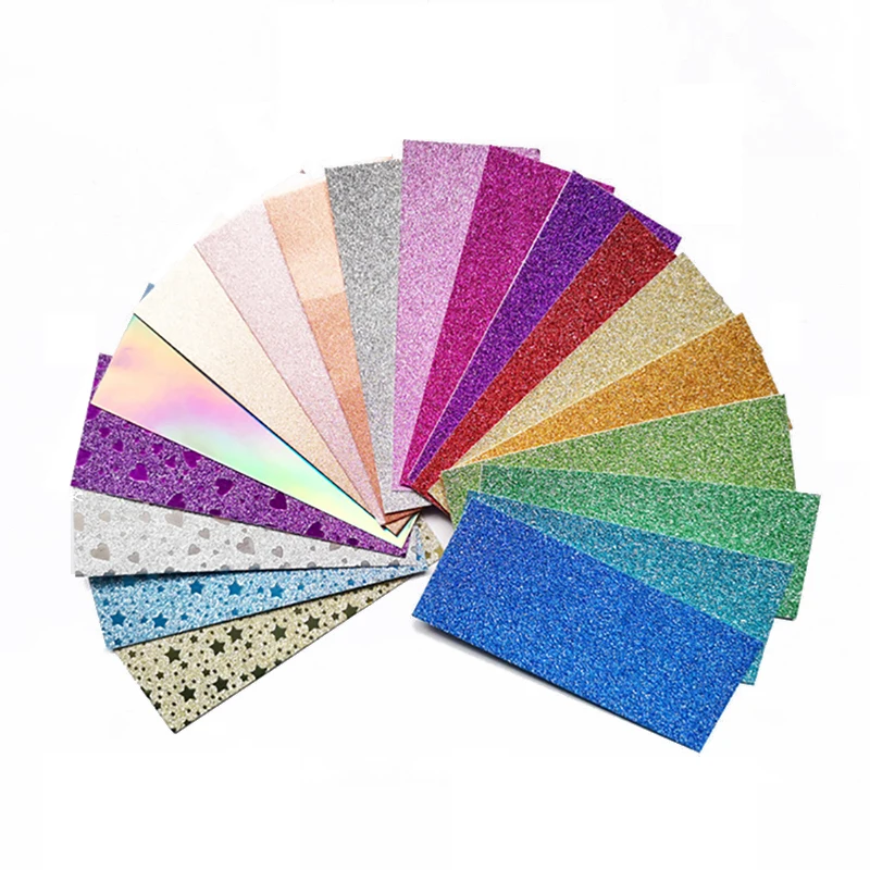 200 шт накладные ресницы блестящая фоновая бумага для выдвижных коробок ресниц