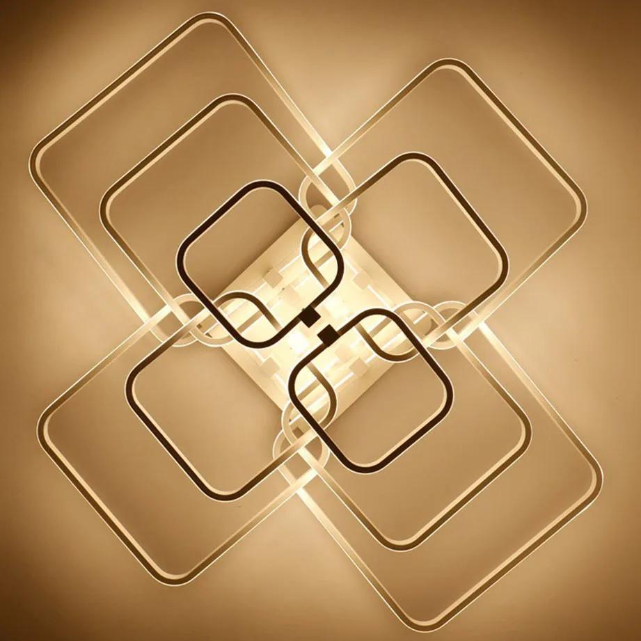 Современная люстра светодиодный ная Подвесная лампа акрилосветильник