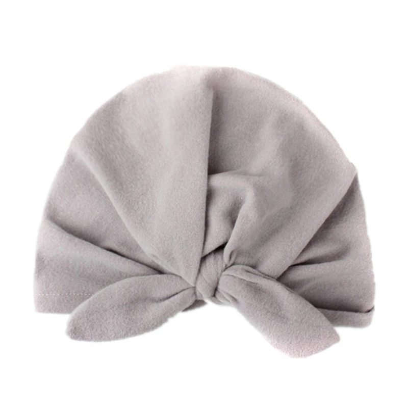 

4 Pcs Children Bowknot Kids Bow Cap Baby Hats Newborn Girls Clothes Accessories Infant Beanie Turban