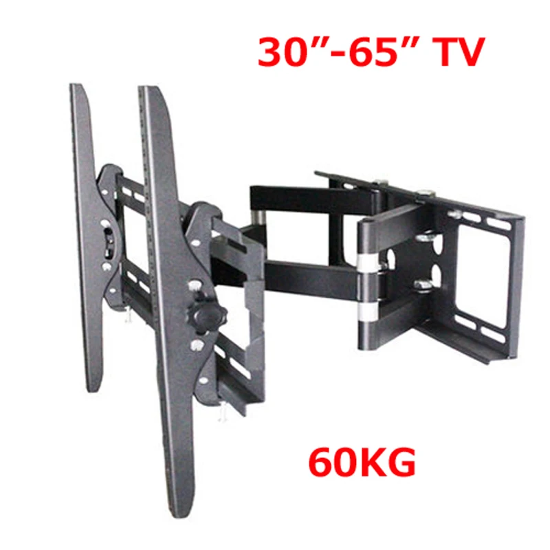 DL-D-103MT 3"-65" 6" VESA 600X400 60 кг полный motion 6 Рука Регулируемый Кронштейн для ТВ arm ЖК настенного монтажа светодиодная стойка поворотная