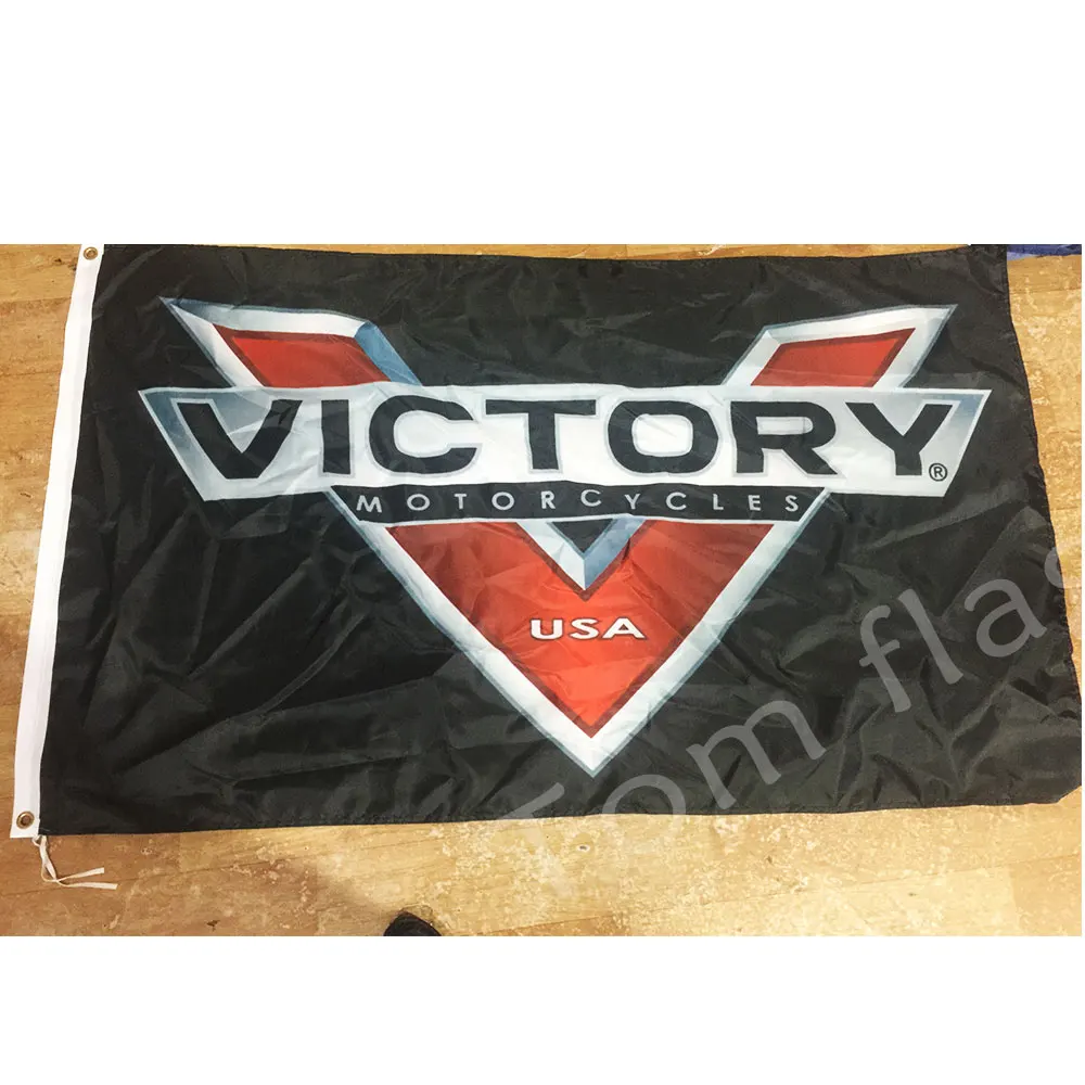 

Motorcycle flag VICTORY Banner 3ftx5ft 100% Polyester