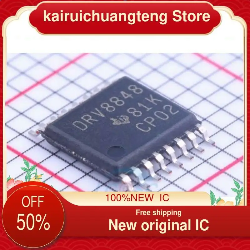 

(1 шт.) DRV8848PWPR DRV8848PWP DRV8848 TSSOP-16 управления питанием IC Chip