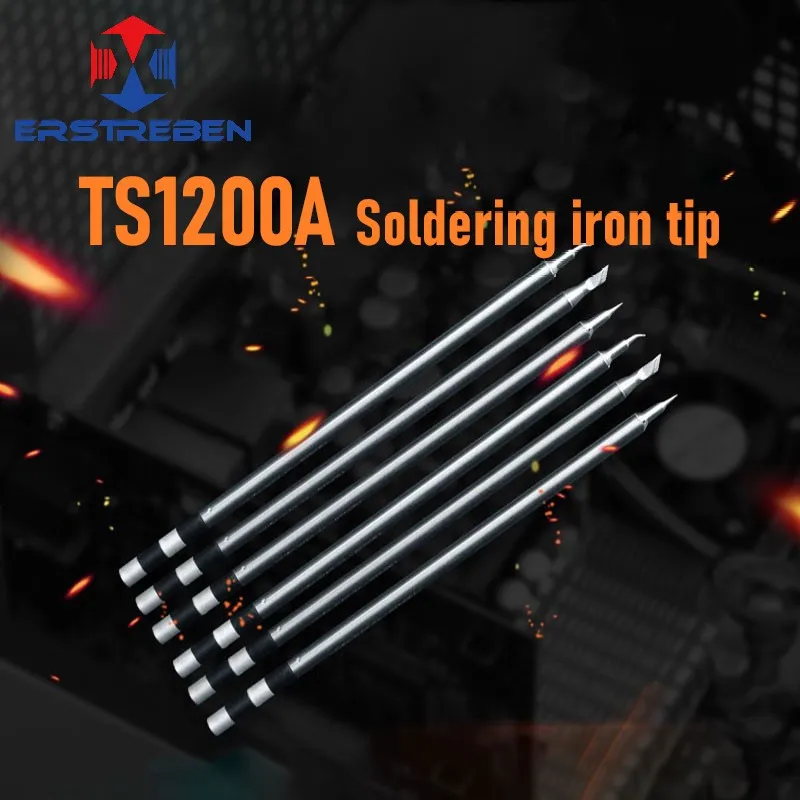 Original Quick New TS1200A Soldering Iron Tip TSS02B-SK-02 TSS02B-I-02 TSS02B-J-02 For TS1200A Lead-Free Soldering Station
