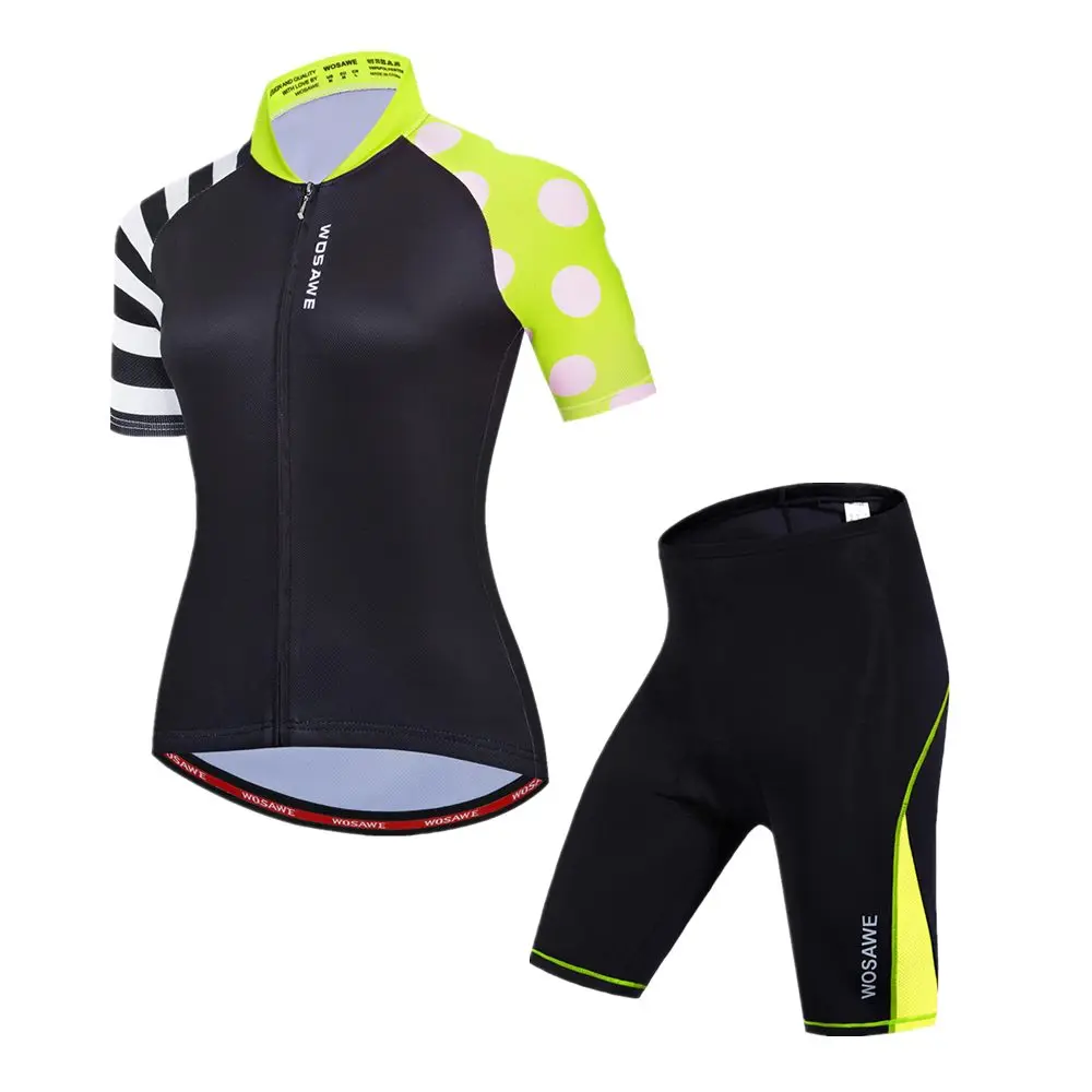 WOSAWE для женщин горный велосипед езды на велосипеде MTB гель мягкий шорты комплект