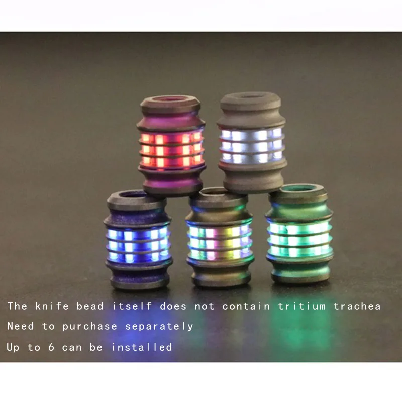 Бусы из титана для повседневного использования 1 шт. бусы на ремне ножи бусины