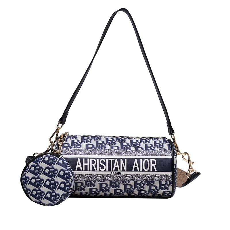 

Fashion armpit women's bag pillow bag 2021 new tide online celebrity with popular foreign style simple cylinder messenger bag