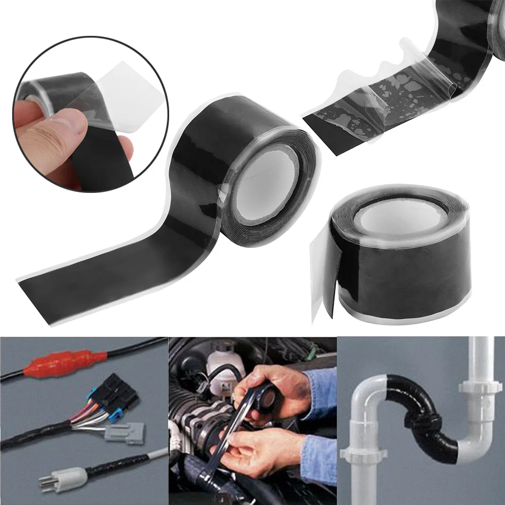 

High Hemperature Resistant Silicone Self-adhesive Tape Wire Electricity Connection For Car Home Water Pipe Seal Tool Repair