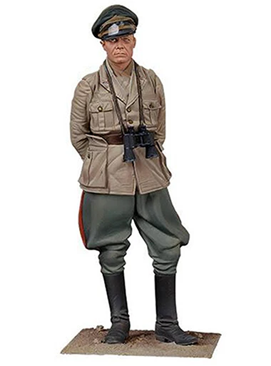 

1/18 90mm Rommel Uncolor ancient standing 90mm toy Resin Model Miniature resin figure Unassembly Unpainted