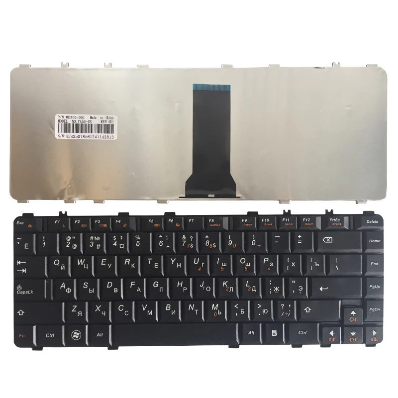 

Новая русская клавиатура для ноутбука Lenovo Ideapad Y450, Y450A, Y450AW, Y450G, Y550, Y550A, Y550P, Y460, Y560, B460, Y550A, черная RU Клавиатура
