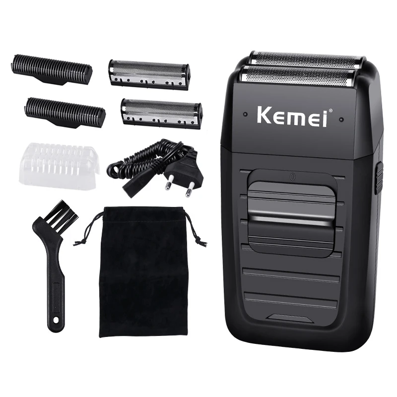 

Kemei Rechargeable Shaver for Men Professional Electric Beard Trimmer Razor Beard Knife Blade Head Blade Shaving Machine
