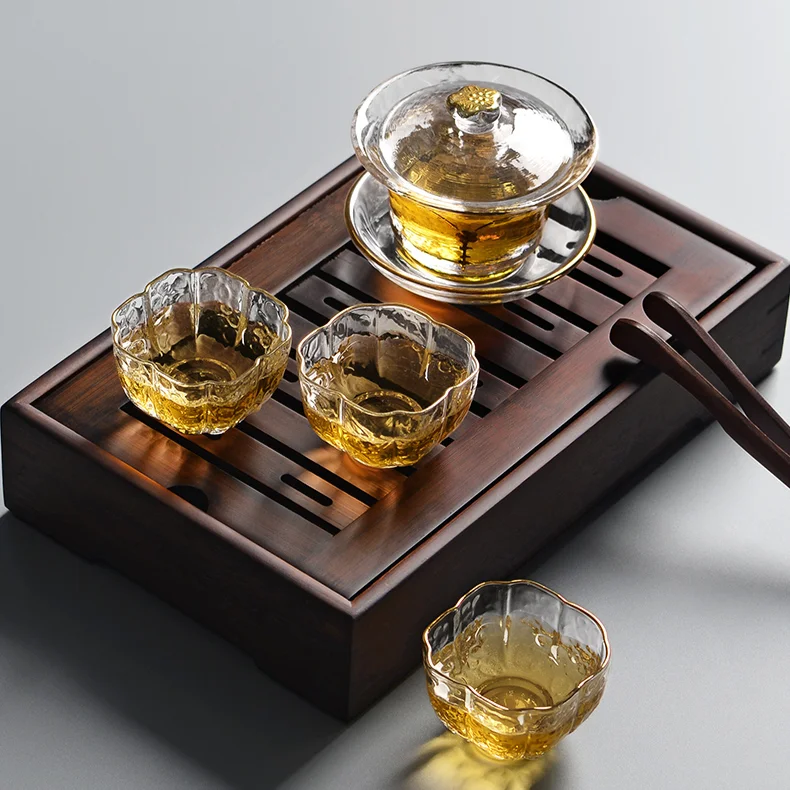 

Китайский бамбуковый чайный поднос, винтажный поднос для хранения воды, дренажный поднос для сухого Пузырькового чая с ящиком, деревянная ч...