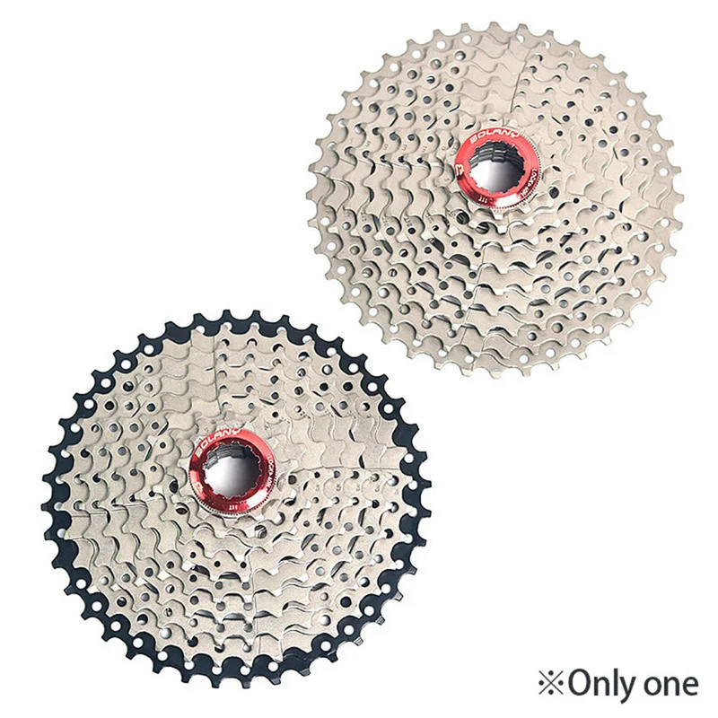 

BOLANY MTB Cassete 9 Velocidad 11-42T Mountain Bicycle Parts 11Speed Cassette Freewheel Compatible