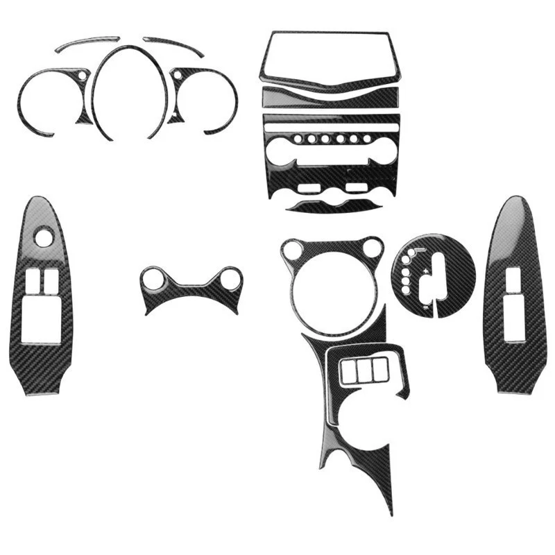 

Real carbon fiber central control gear position water cup heating button car modificationFit for Nissan Z34 370Z 2009-2021