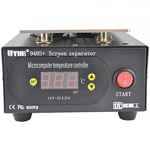 uyue 948s lcd separator machine build in pump vacuum screen repair machine kit for smart phone iphone samsung refurbish box free global shipping