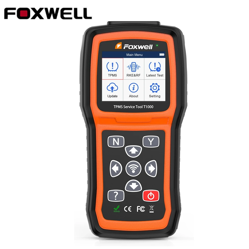 

Foxwell T1000 TPMS Programmer Sensor Tools Tires Pressure Monitoring Key Fob Test For 315MHZ Activating Programming Tools T10