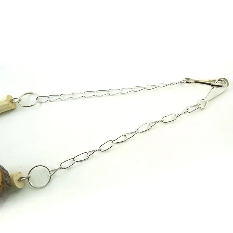 

Wood Parrot Ladder Swing Fun Natural Bird Cage Swing Parrot Wood Swing Hamster Swing Interactive Toys Training Accessories