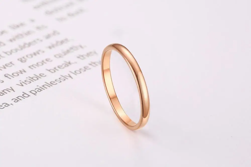 

couple simple stainless steel rings glossy tail ring pinky four color rings for women fashion couple jewelry for girlfriend gift