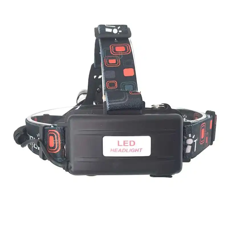 Светодиодный налобный фонарь 10000 люмен 3 светодиодный на лбу светильник с
