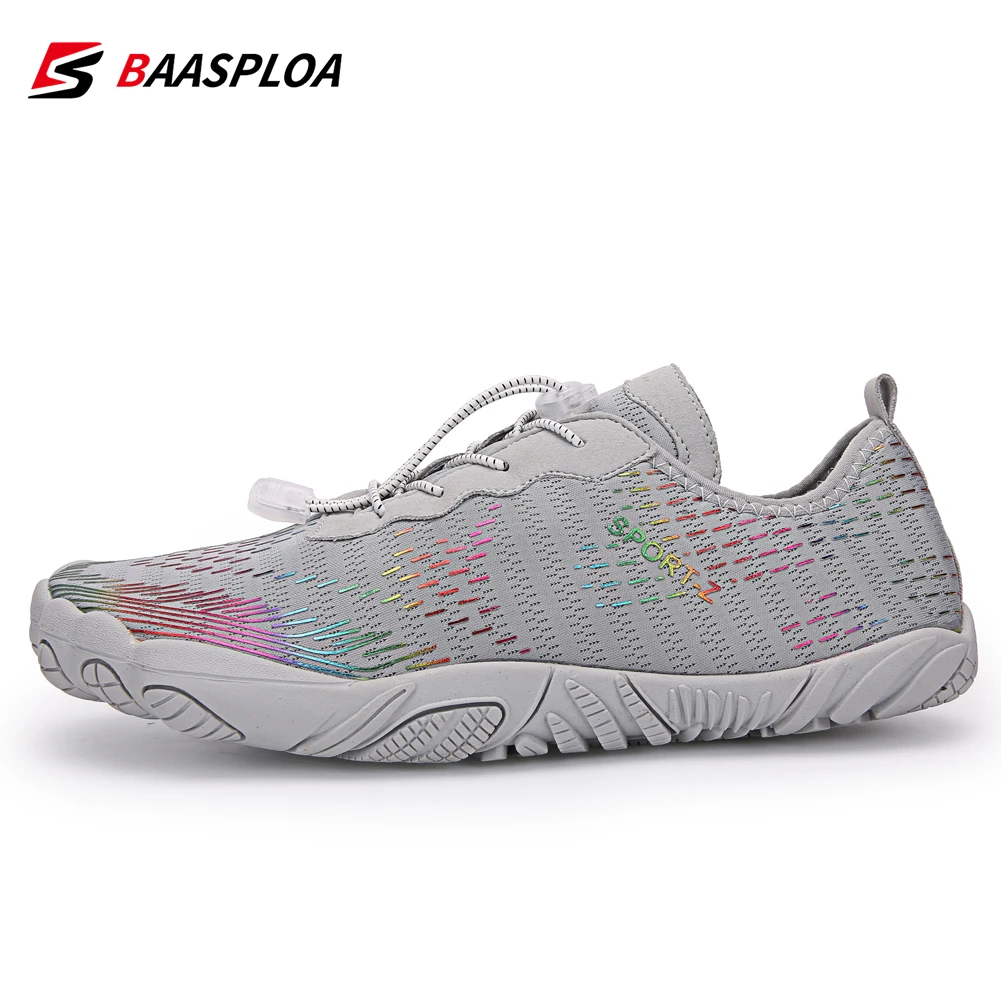 

Baasploa Water Sneakers Men Non-Slip Hiking Climbing Aqua Shoes Beach Barefoot Upstream Shoes Male Outdoor Couple Beach Shoes