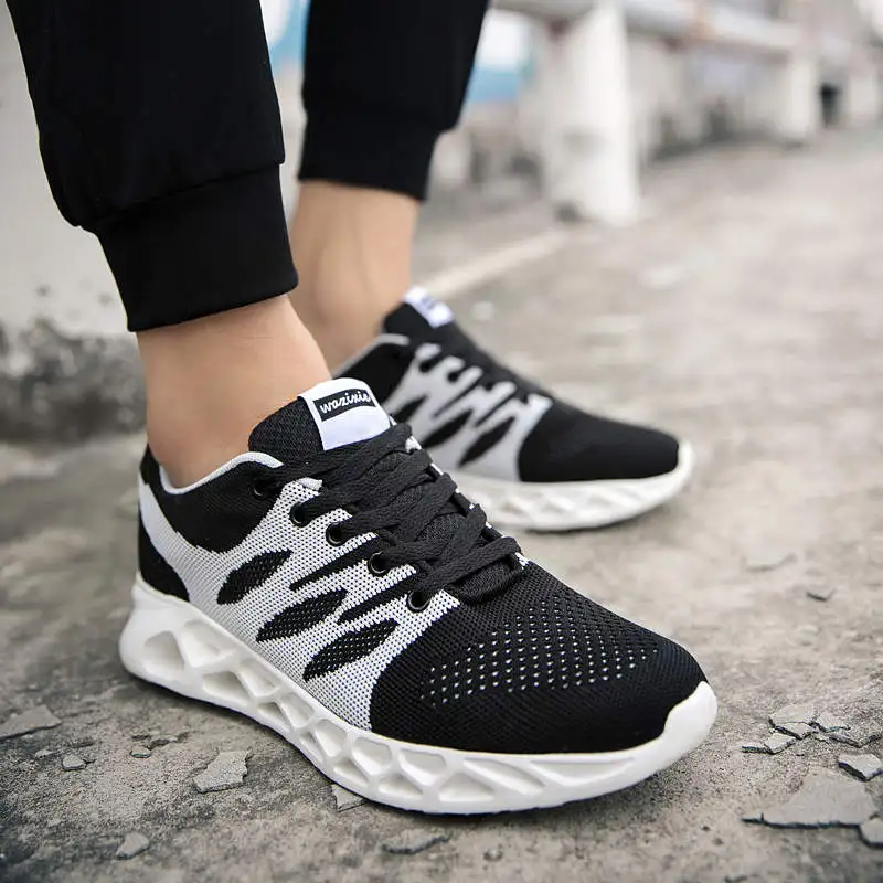 

Running-Shoes Luxury Sneakers Non Leather Casual Men's Summer Shoes Rubber Linen Men Sport Shoes Shous Safety Tennis Man Tennis