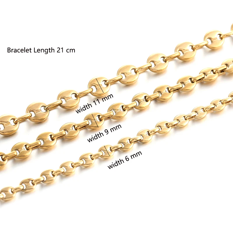 Браслет из нержавеющей стали для мужчин и женщин подарочное Ювелирное Украшение