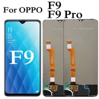 black 6 3 inch new full lcd for oppo f9 cph1825 f9 pro cph1823 lcd display touch panel screen digitizer assembly