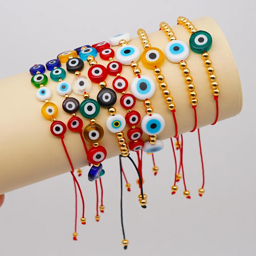 

Go2Boho Greek Eye Braclet Turkish Evil Eye Bracelet for Women Trendy 2021 Jewelry Ojo Turco Pulsera Stackable Rope Bracelets