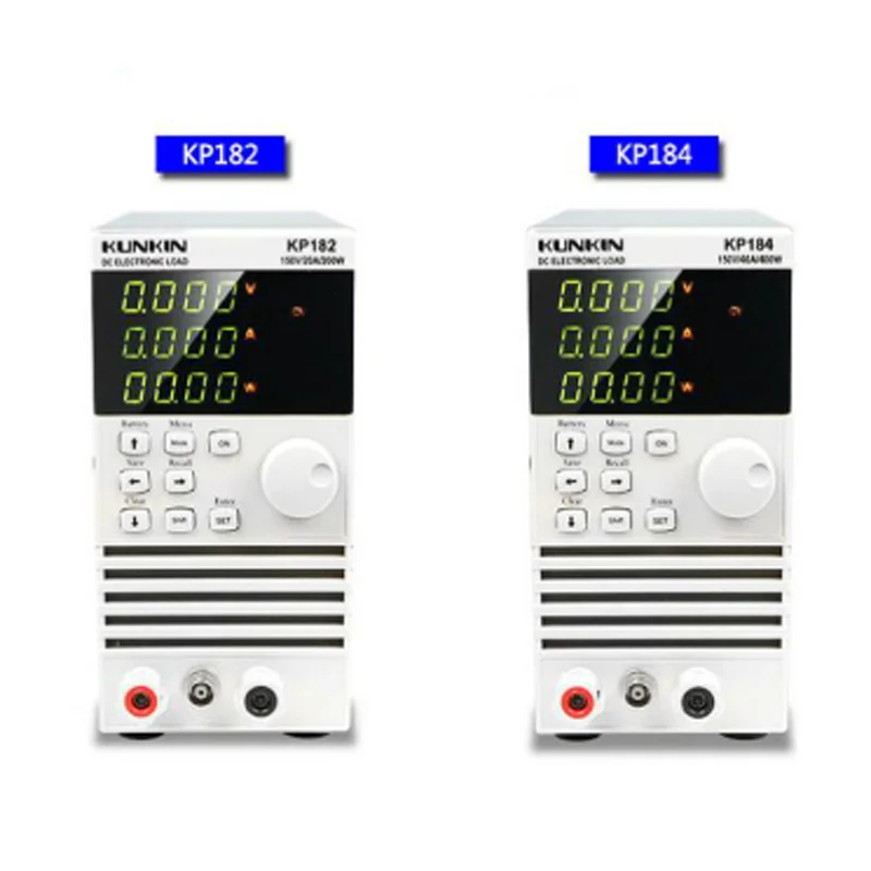 KUNKIN KP182/KP184 одноканальный электронный измеритель нагрузки постоянного тока 200 Вт/150 в/20A 400 Вт/150В/40А емкость аккумулятора испытание на старение KUNKIN KP182/KP184 одноканальный электронный измеритель нагрузки постоянного тока 200 Вт/150 в/20A 400 Вт/150В/40А емкость аккумулятора испытание на старение