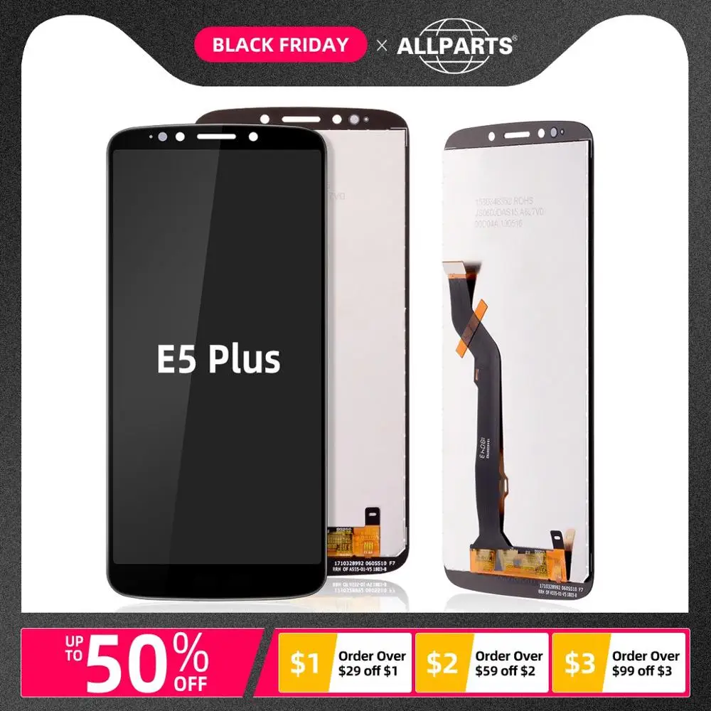 6 0 'Оригинальный ЖК дисплей для Moto E5 Plus сенсорный экран дигитайзер Motorola запасные