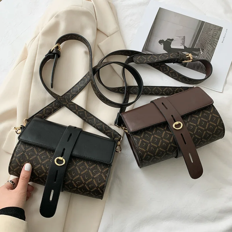 

French Niche Design Bag Women's New Fashion In Autumn and Winter of 2020 High-end Single Shoulder Underarm Bag Cross Boston Bag