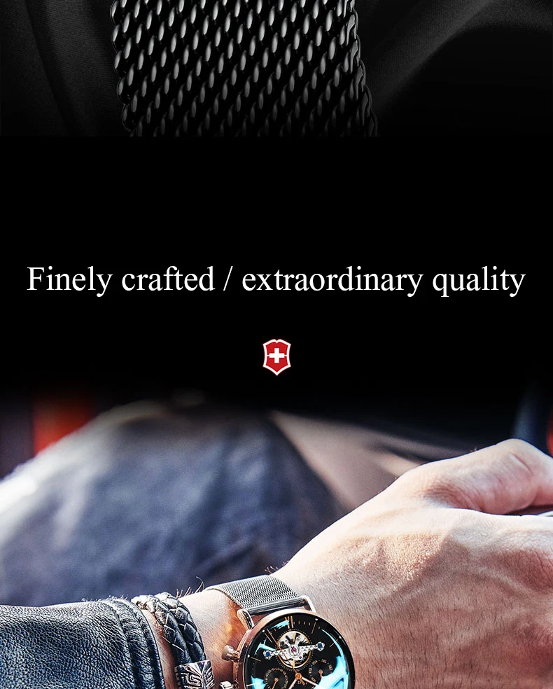 SSS качественные мужские часы tourbillon минималистичные автоматические часы новейший дизайн швейцарское снаряжение Наручные часы дизельные механические часы для мужчин