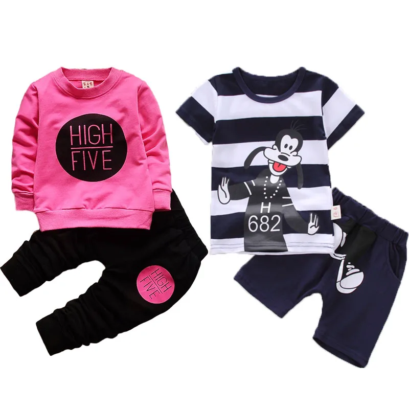 Комплект одежды для мальчиков и девочек шерстяная теплая толстовка штаны