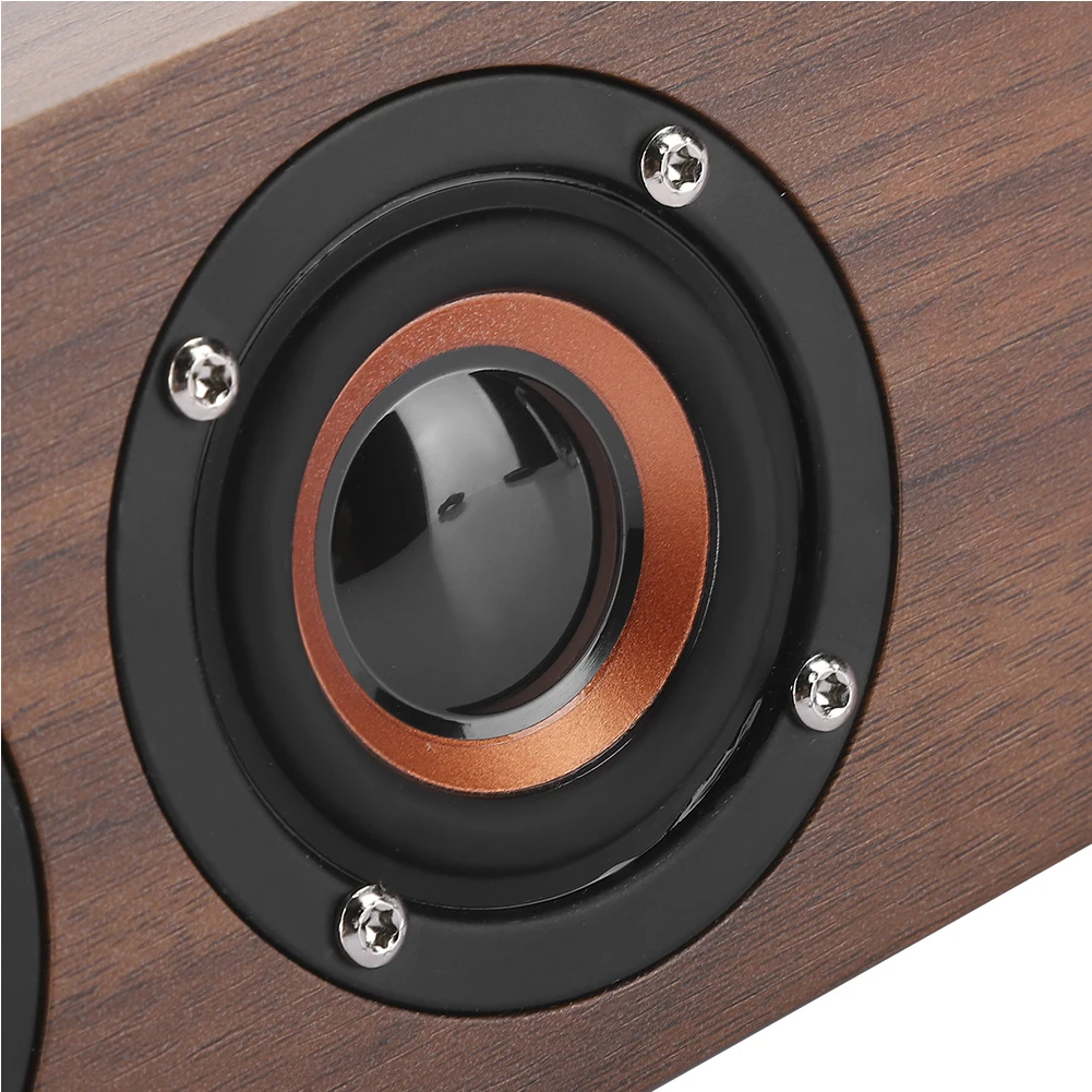 Сабвуфер W8C Высокое качество твердая деревянная полоса Bluetooth динамик с